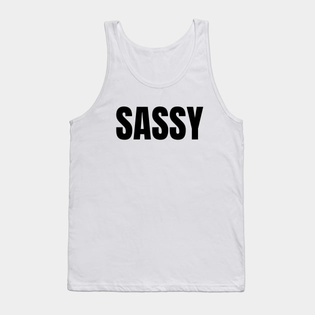 Sassy Tank Top by LisaLiza